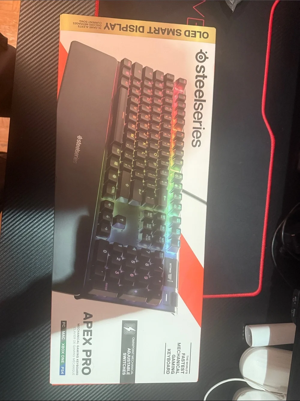 SteelSeries Apex Pro Mechanical Gaming Keyboard - Black with RGB